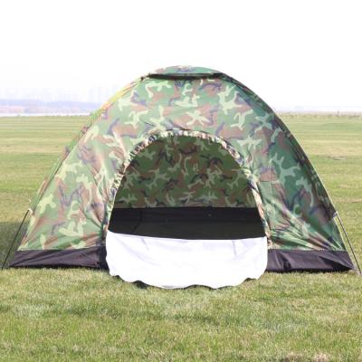 China Extended Type Single Outdoor Manual Jungle Camouflage Beach Camping Squad Four Person Digital Tent Double Double for sale