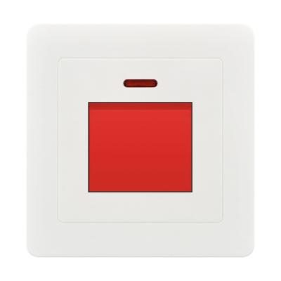 China New Modern PC Design 45A UK Wall Button Lamp Switch for sale