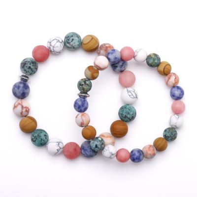 China CLASSIC natural frosted stone bracelet water hibiscus water soak bracelet natural stone bracelet more colorful for sale