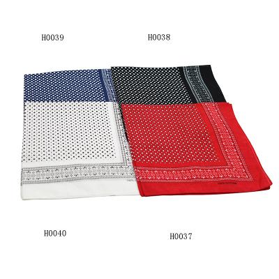 China Classic Polka Dots Bandana In Different Colors by Dot Women Accessory Soft Cotton simple cotton polka for sale