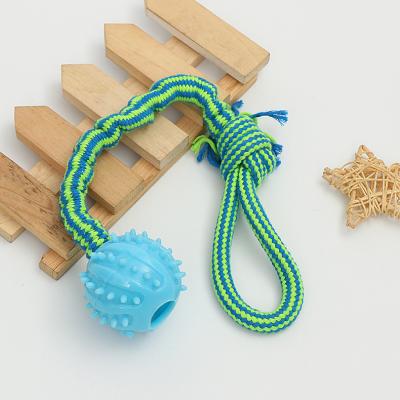 China China Fun Pet Toy Gift Interactive Tug Chew Squeaky Rope Toys Set For Dog Play for sale