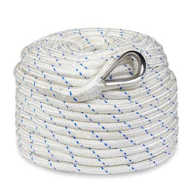 China Nylon Nylon PET PP Packing Yacht Sailing Double Braided Rope Dock Rope Vectran Line for sale