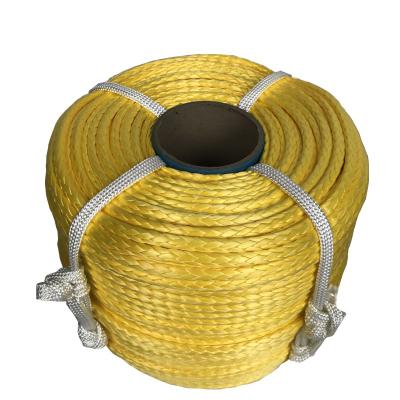 China High Tensile UHMWPE 12 Strand UHMWPE Marine Mooring Towing Rope For Mooring Boat for sale