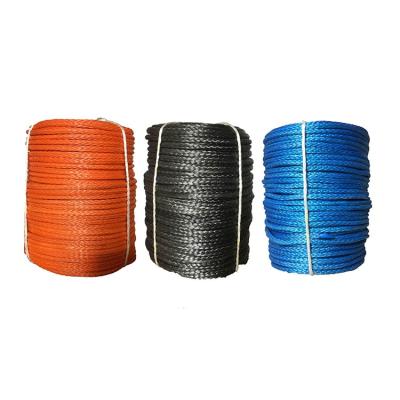 China UHMWPE Braided UHMWPE Paraglider Winch Synthetic Latest Promotional Towing Rope For ATV 4x4 for sale