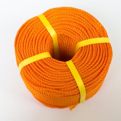 China PE 3mm --10mm Polyethylene Colored PE Twisted Packing Twisted Plastic Rope for sale