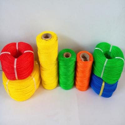 China PE Concentration Top Multifunctional Color Marine Clothesline Bundled Tent PE Twisted Rope for sale