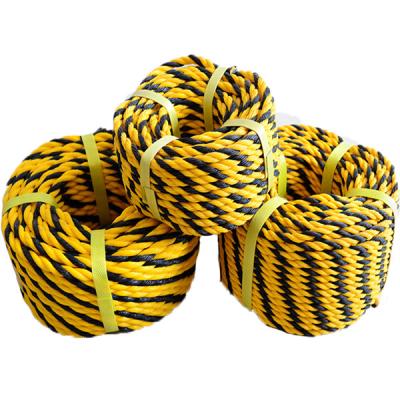 China PE factory polyethylene rope twisted packing plastic pe rope for net for sale