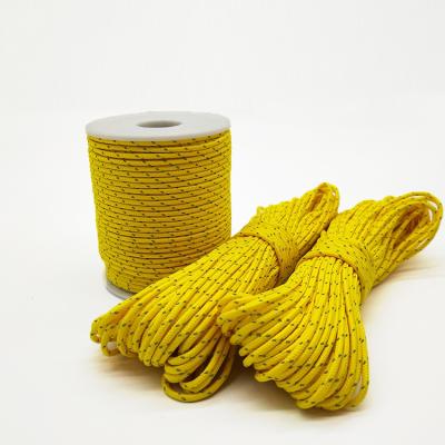 China 50m reflective ropes 1 pack polyester tent mixed with repair tensioner EL-PET1001 for sale