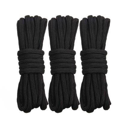 China PP Double Braided PP Polyester Rope High Tensile Rope With Matching Color for sale