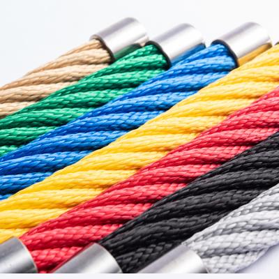 China Polyester & Stainless Steel Wire 6x8+FC Combination Rope For Kids Kindergarten Kids Play Park Indoor Outdoor Playground for sale