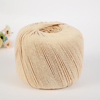 China Cheap Cotton Macrame Tie Up Diy 100% Natural Cotton Braided Rope for sale