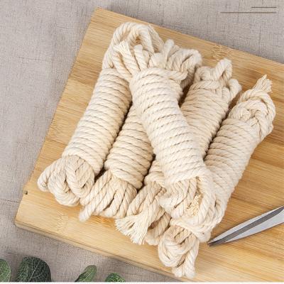 China Eco-Friendly Decorative Rope 5mm, Twisted Rope Cotton Diy Macrame Cotton Rope for sale