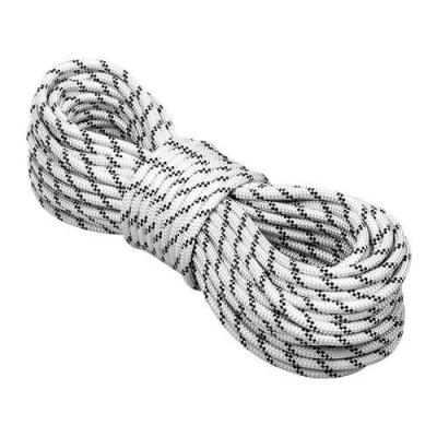 China Durable 10 mm Outdoor Rock Mountaineering Nylon Braided Static Rope EL-CM1001 for sale