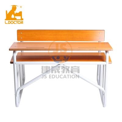 China Eco - Friendly Back To School Supplies Student Desk And Chair Bench For Classroom for sale