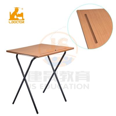 China Foldable School Desk Examination Table In The Classroom for sale