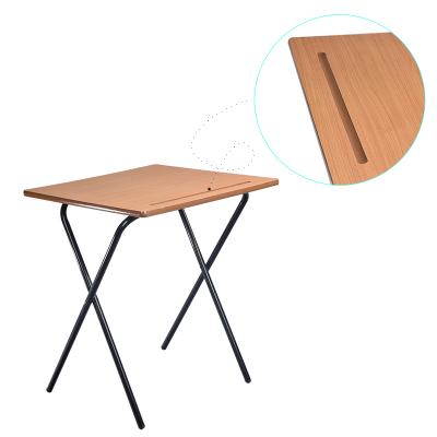 China School Student Removable Folding Wholesale Foldable Examination Desk With Trolley for sale