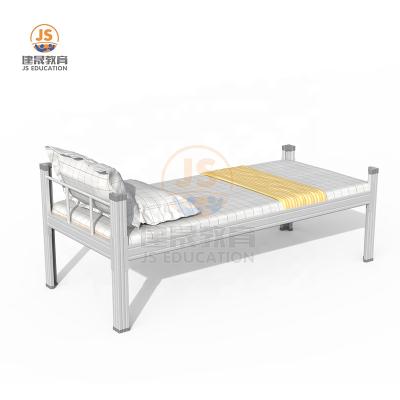 China Foldable Metal Cheap Metal Bed Single Strong Stainless Metal Hospital Bed for sale