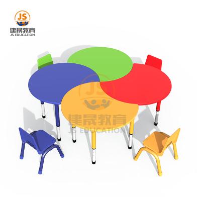 China Environmental Material L.DOCTOR Brand Kids Education Furniture Table And Chair Sets for sale