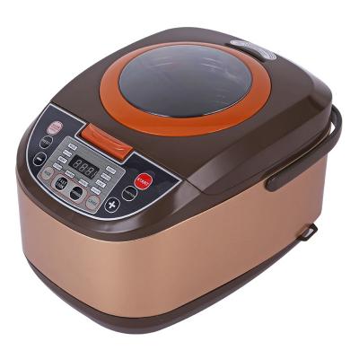 China Visible Visual Window Stainless Steel 5L Digital Automatic Multi Nonstick Electric Rice Cooker for sale