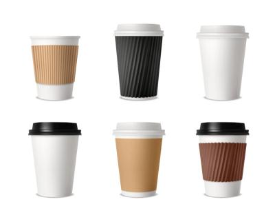 China Recyclable Cheap Custom Paper Disposable Coffee Cup 8oz/12oz/16oz Logo Paper Cups Paper Cup Packaging Packaging For Coffee for sale