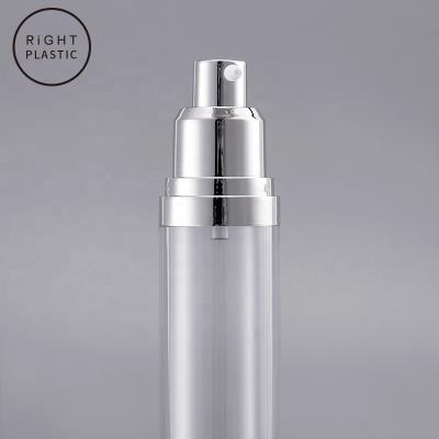 China Hot Selling 15ml 30ml 50ml High Quality Transparent Personal Care Alumina Vacuum Bottle for sale