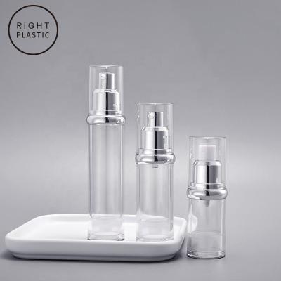 China BEAUTY PACKAGING wholesale 15ml 30ml 50ml transparent airless spray bottle with high quality for sale