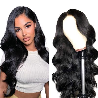 China Wholesale Swiss Body Wave Lace Headband Wig Good Pre Plucked For Indian Raw Color Women Hair Cuticle Aligned Lace Front Body Wave Wig 13X6 for sale