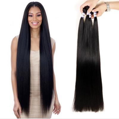 China Straight 28 30 38 40 Inch Bundles Raw Remy Human Hair Weave Straight Cheap Mink Brazilian Virgin Cuticle Aligned Hair Extensions for sale