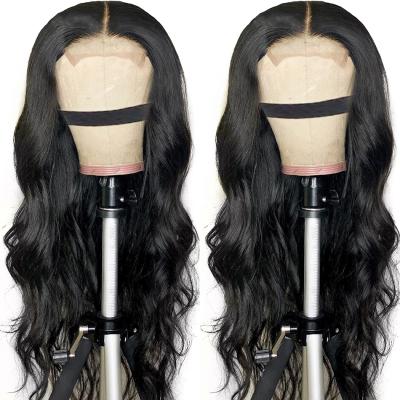 China Wholesale Fast Shipping Brazilian Mink Brazilian Body Wave Lace Front Wig Human Hair From YesWigs Body Wave Virgin Hair 4*4 Lace Closure Wig for sale