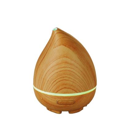 China Smell Comfortable Aroma Essential Oil Diffuser 100ml with Wood Grain Ultrasonic Humidifiers for sale