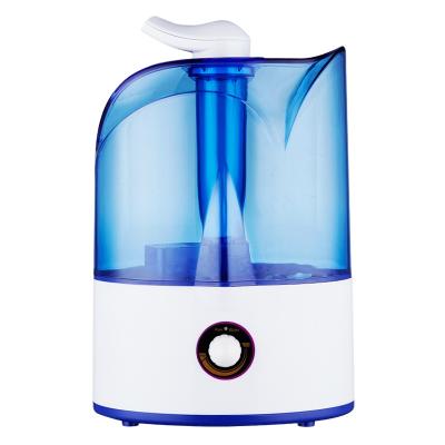 China Colorful LED Lights 3.5L Ultrasonic Air Humidifier With CE RoHS for sale