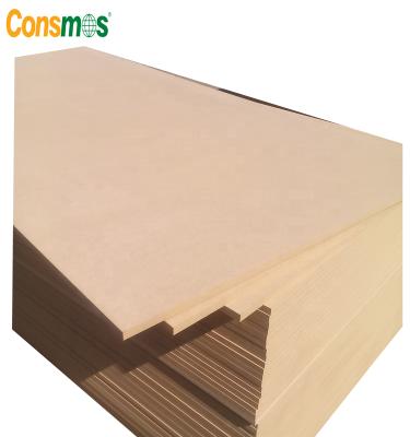 China Consmos 4*8 Feet 18mm MDF Buffet Board MDF Single Sheet MDF Damp Proof Board for sale