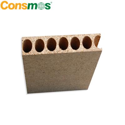 China 1180*2090*38mm Inner Hollow Core Chipboard / Tubular Chipboard for sale