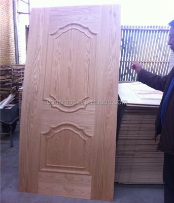 China Folding Natural Ash Veneer Molded Door Skin / HDF Door Skin / MDF Door Skin for sale