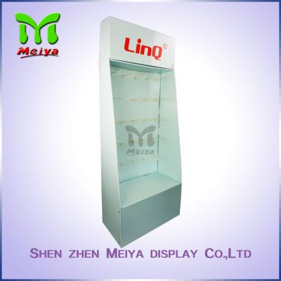 China Mobile Power cardboard pop displays , Hooks retail cardboard displays with Base for sale