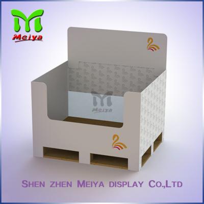 China Colorfull Recycle Cardboard Pallet Display , cardboard counter display trays for sale