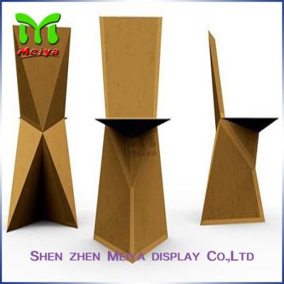 China Natural / Brown , Retro Recycled Cardboard Furniture chairs For Subway & Bus Station for sale