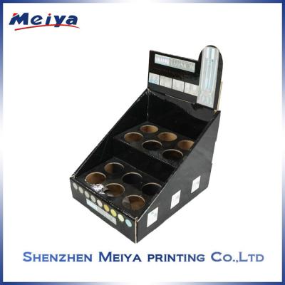 China CMYK Cardboard counter display stands for lipsticks or perfumns for sale