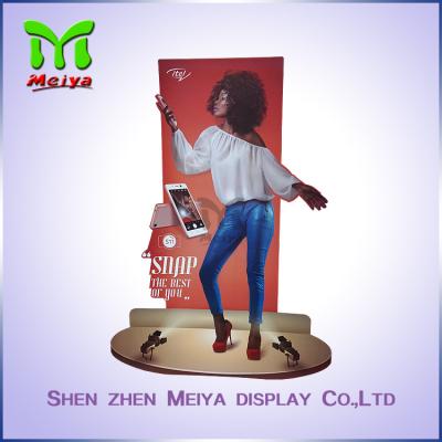 China Smart Cellphone Merchandising Advertising Display Stands / custom cardboard standee for sale