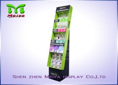 China Stable Printed Paper Hook free standing cardboard displays For Earphone Accessories for sale