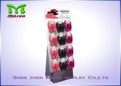 China OEM / ODM cardboard retail shoe Hook Display Stand for flip - flops for sale