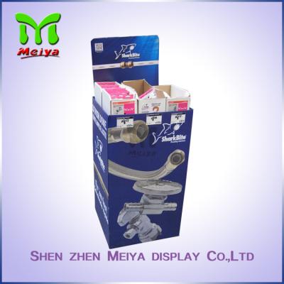 China Retail DVC Dump Bin Display , Custom Pos Cardboard Recycling Bin For CD for sale