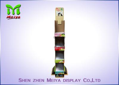 China Christmas Tree Rotating Round Advertising Display Stands / Shelves For Cosmetic for sale