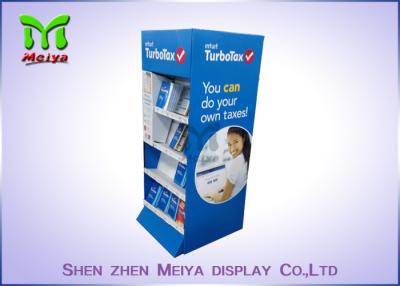 China 350G Exhibition Table Cardboard Pallet Trays , Eco Notebooks Sidekick Display Racks for sale