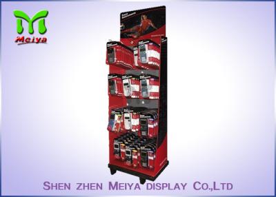 China Recycle Beverage Display Racks For Water Bottle / Soft Drink Cardboard Standee Custom for sale