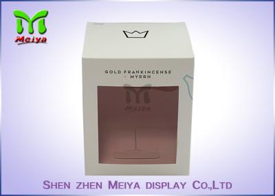 China Recycled C1s Crown Gift Packaging Boxes With Pvc Window , Two Sides Printing for sale