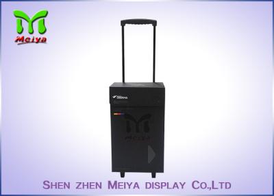 China Customized Made Cardboard Trolley , Carton Foldble Cardboard Suitcase Box With Wheels And Lid for sale