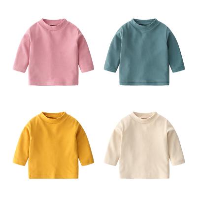 China 2020 new style baby sweater clothes children's casual clothing anti-pilling spring t-shirt wholesale long sleeve babies for sale