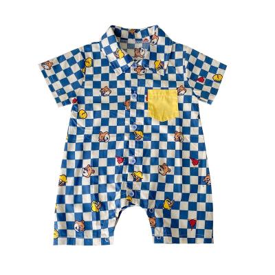 China 2022 one year old popular cute baby boy summer baby clothes boys short sleeve thin clothes baby for sale