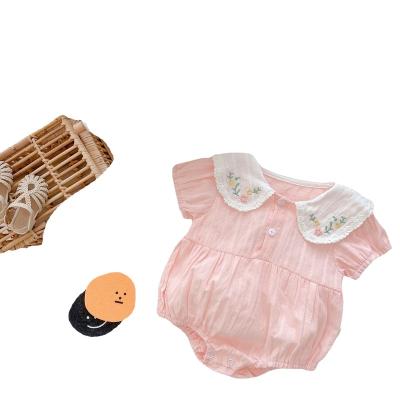 China Wholesale Soft New Baby Short Sleeve Cotton Infant Clothes Summer Lovely Princess Customize Baby Clothes for sale